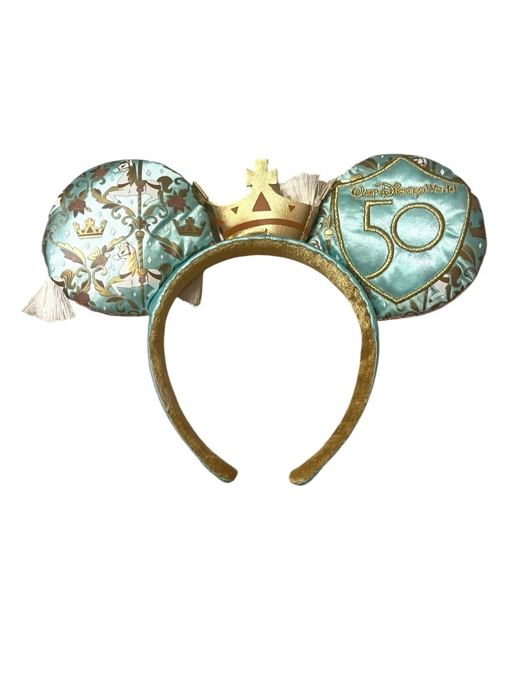 Disney Mickey Mouse The Main Attraction Ear Headband Charming Regal Carrousel